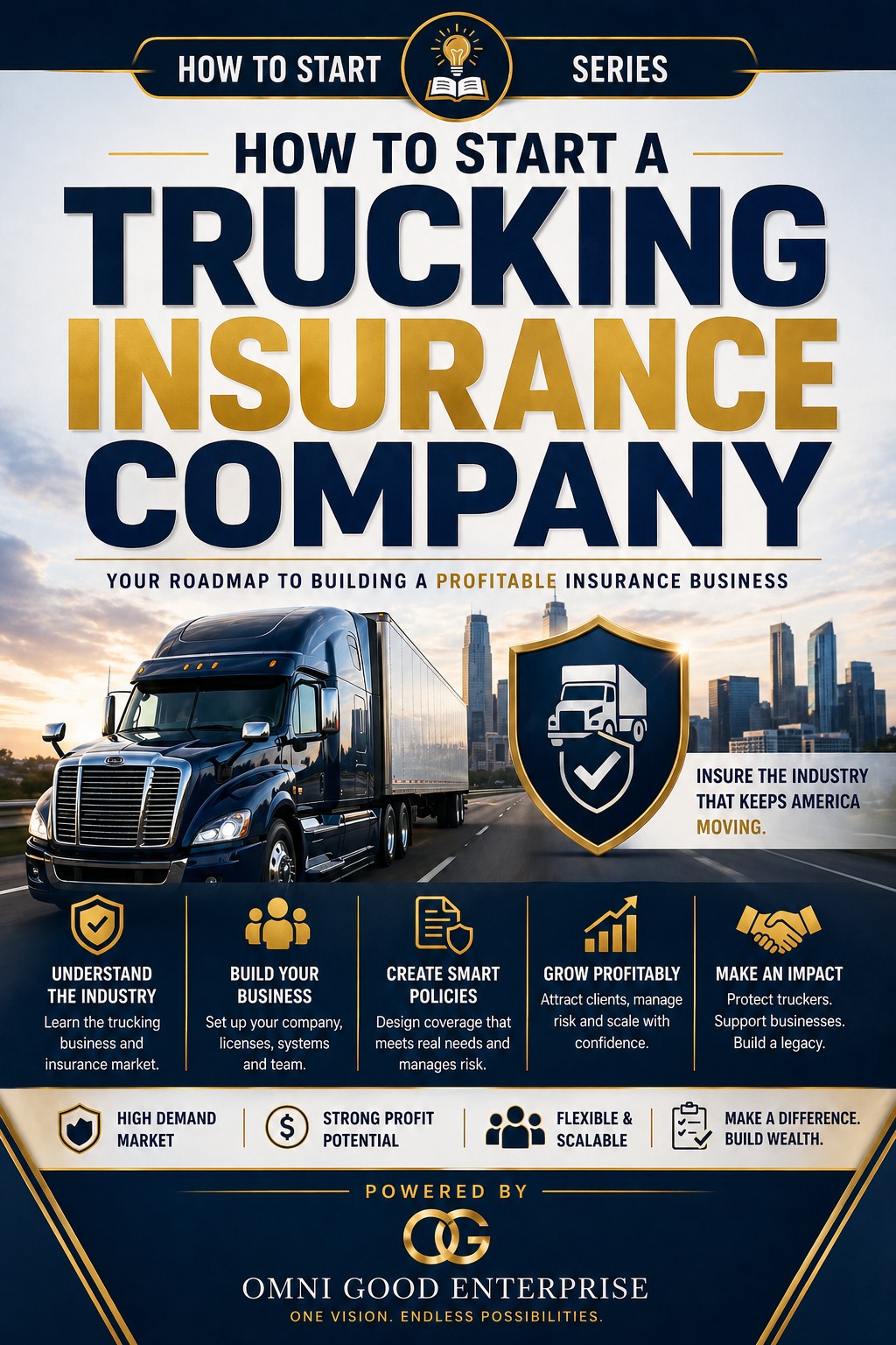 How to Start a Trucking Insurance Company — book cover